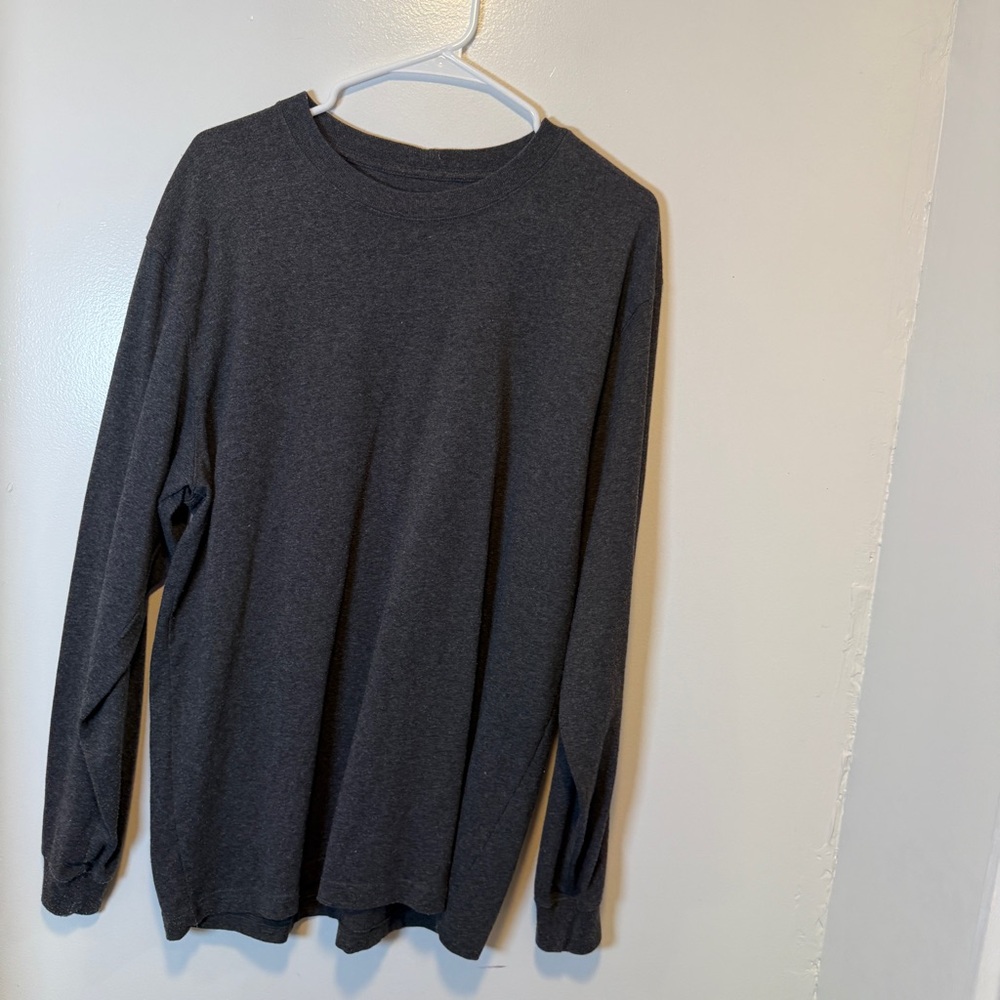Carhartt long sleeve gray with orange shirt men's size medium loose fit